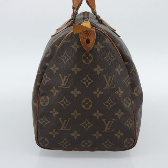 LOUIS VUITTON Monogram Speedy 35 Hand Bag M41524 LV Auth 189003