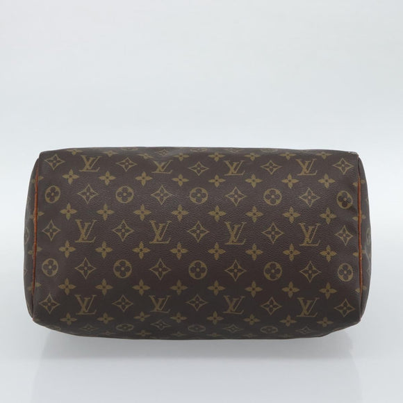 LOUIS VUITTON Monogram Speedy 35 Hand Bag M41524 LV Auth 189003