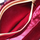 FENDI Zucca Canvas Mamma Baguette Shoulder Bag Purple Gold Auth 189005SAM-22