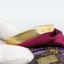 FENDI Zucca Canvas Mamma Baguette Shoulder Bag Purple Gold Auth 189005SAM-11