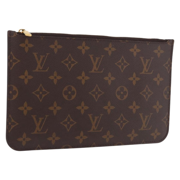 LOUIS VUITTON Monogram Neverfull MM Pouch Accessory Pouch LV Auth 189006