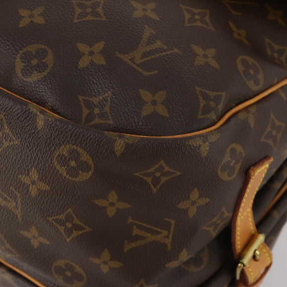 LOUIS VUITTON Monogram Saumur 35 Shoulder Bag M42254 LV Auth 189010A
