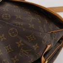 LOUIS VUITTON Monogram Saumur 35 Shoulder Bag M42254 LV Auth 189010A-16