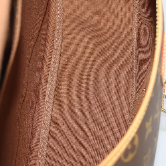 LOUIS VUITTON Monogram Saumur 35 Shoulder Bag M42254 LV Auth 189010A