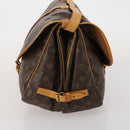 LOUIS VUITTON Monogram Saumur 35 Shoulder Bag M42254 LV Auth 189010A-3
