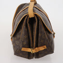 LOUIS VUITTON Monogram Saumur 35 Shoulder Bag M42254 LV Auth 189010A-4