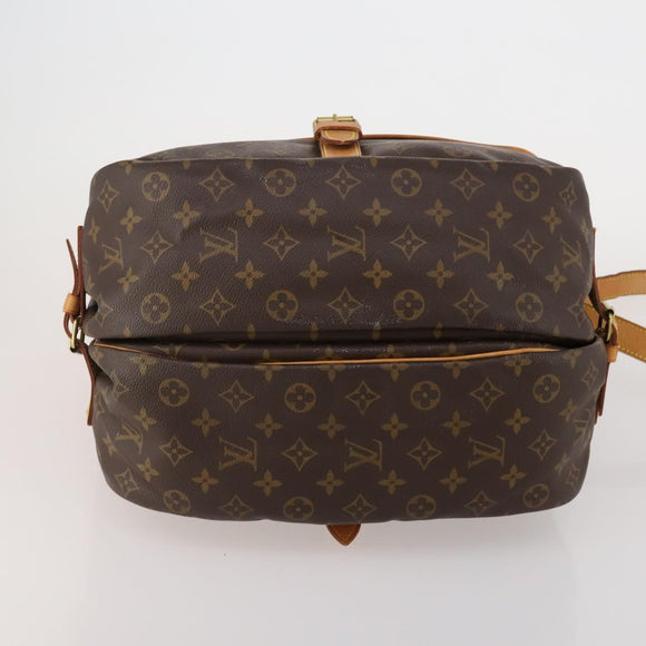 LOUIS VUITTON Monogram Saumur 35 Shoulder Bag M42254 LV Auth 189010A