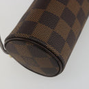LOUIS VUITTON Damier Ebene Papillon Pouch LV Auth 189012-11