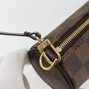 LOUIS VUITTON Damier Ebene Papillon Pouch LV Auth 189012-15