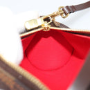LOUIS VUITTON Damier Ebene Papillon Pouch LV Auth 189012-19