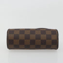 LOUIS VUITTON Damier Ebene Papillon Pouch LV Auth 189012-9
