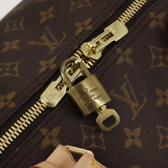 LOUIS VUITTON Monogram Keepall 60 Boston Bag M41422 LV Auth 189013A