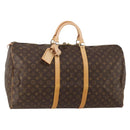 LOUIS VUITTON Monogram Keepall 60 Boston Bag M41422 LV Auth 189013A-1