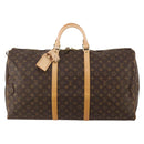 LOUIS VUITTON Monogram Keepall 60 Boston Bag M41422 LV Auth 189013A-13