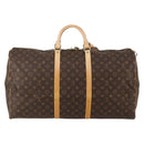 LOUIS VUITTON Monogram Keepall 60 Boston Bag M41422 LV Auth 189013A-2