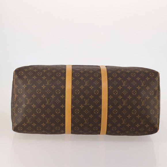 LOUIS VUITTON Monogram Keepall 60 Boston Bag M41422 LV Auth 189013A