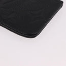 LOUIS VUITTON Monogram Empreinte Pochette Cles Purse Black M28796 Auth 189015V-15