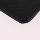 LOUIS VUITTON Monogram Empreinte Pochette Cles Purse Black M28796 Auth 189015V-16