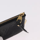 LOUIS VUITTON Monogram Empreinte Pochette Cles Purse Black M28796 Auth 189015V-8