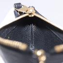 LOUIS VUITTON Monogram Empreinte Pochette Cles Purse Black M28796 Auth 189015V-20