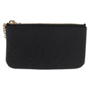 LOUIS VUITTON Monogram Empreinte Pochette Cles Purse Black M28796 Auth 189015V-13
