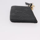 LOUIS VUITTON Monogram Empreinte Pochette Cles Purse Black M28796 Auth 189015V-3