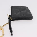 LOUIS VUITTON Monogram Empreinte Pochette Cles Purse Black M28796 Auth 189015V-4