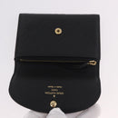 LOUIS VUITTON Monogram Empreinte Porte Monnaie Rosary Black M81455 Auth 189016-18