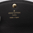 LOUIS VUITTON Monogram Empreinte Porte Monnaie Rosary Black M81455 Auth 189016-8