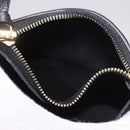 LOUIS VUITTON Monogram Empreinte Porte Monnaie Rosary Black M81455 Auth 189016-12
