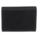 LOUIS VUITTON Monogram Empreinte Porte Monnaie Rosary Black M81455 Auth 189016-2