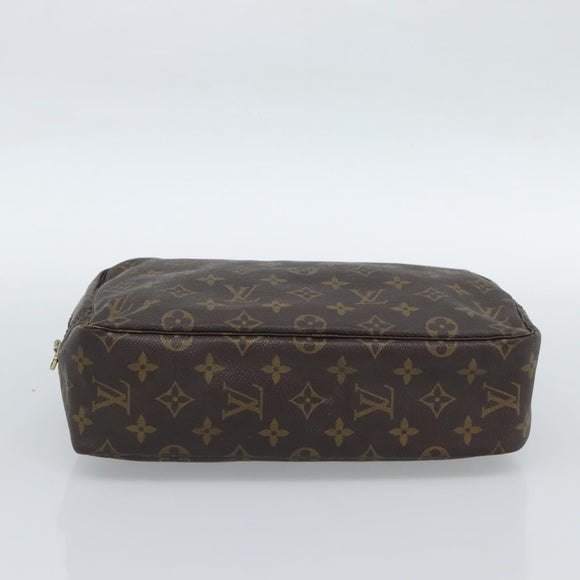 LOUIS VUITTON Monogram Trousse Toilette 28 Clutch Bag M47522 LV Auth 189018