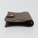 LOUIS VUITTON Damier Ebene Agenda PM Day Planner Cover R20700 LV Auth 189019-5