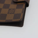 LOUIS VUITTON Damier Ebene Agenda PM Day Planner Cover R20700 LV Auth 189019-7