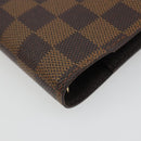LOUIS VUITTON Damier Ebene Agenda PM Day Planner Cover R20700 LV Auth 189019-14