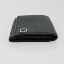 GUCCI Kaarthouder Leer Zwart Zilver Auth 189021A-3