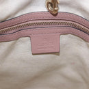 GUCCI Micro GG Canvas Micro Guccissima Tote Bag PVC Pink Gold 309613 Auth 189026-14