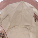 GUCCI Micro GG Canvas Micro Guccissima Tote Bag PVC Pink Gold 309613 Auth 189026-17
