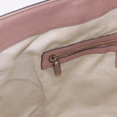 GUCCI Micro GG Canvas Micro Guccissima Tote Bag PVC Pink Gold 309613 Auth 189026-18