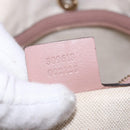 GUCCI Micro GG Canvas Micro Guccissima Tote Bag PVC Pink Gold 309613 Auth 189026-20