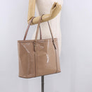 GUCCI Micro GG Canvas Micro Guccissima Tote Bag PVC Pink Gold 309613 Auth 189026-21