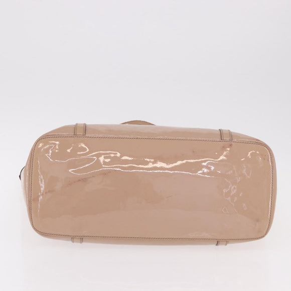 GUCCI Micro GG Canvas Micro Guccissima Tote Bag PVC Pink Gold 309613 Auth 189026