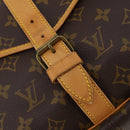 LOUIS VUITTON Monogram Saumur 35 Shoulder Bag M42254 LV Auth 189028A-10
