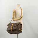 LOUIS VUITTON Monogram Saumur 35 Shoulder Bag M42254 LV Auth 189028A-26