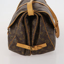 LOUIS VUITTON Monogram Saumur 35 Shoulder Bag M42254 LV Auth 189028A-3