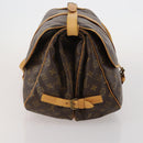LOUIS VUITTON Monogram Saumur 35 Shoulder Bag M42254 LV Auth 189028A-4
