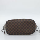 LOUIS VUITTON Damier Ebene Neverfull MM Tote Bag N51105 LV Auth 189029-5