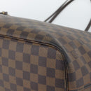 LOUIS VUITTON Damier Ebene Neverfull MM Tote Bag N51105 LV Auth 189029-17