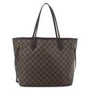 LOUIS VUITTON Damier Ebene Neverfull MM Tote Bag N51105 LV Auth 189029-13