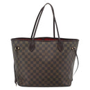 LOUIS VUITTON Damier Ebene Neverfull MM Tote Bag N51105 LV Auth 189029-2